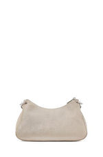 Load image into Gallery viewer, kate spade new york Grace Fine Grain Leather Chain Shoulder, Glitter Suede Silver
