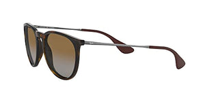 Ray-Ban - Women's - Erika - 54mm - Light Havana / Brown - Sunglasses