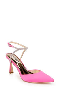 Badgley Mischka Women's Kamilah Pump, Ivory Jacquard, 8