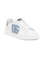 Load image into Gallery viewer, Dolce&amp;Gabbana, Cotton-Blend Low-Top Sneakers, 42 (12), White
