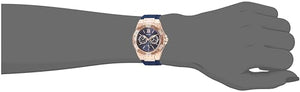 Guess Women's Stainless Steel + Stain Resistant Silicone Watch with Day + Date Functions (Model: U1053L)
