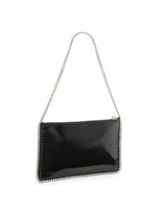 Stella McCartney, Logo-Detailed Crinkled Pouch, Black