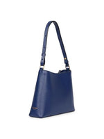 Load image into Gallery viewer, Balmain, Embleme Leather Shoulder Bag, Bleu Nuit
