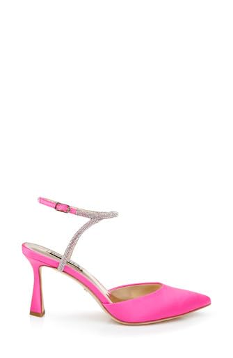 Badgley Mischka Women's Kamilah Pump, Ivory Jacquard, 8