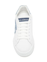 Load image into Gallery viewer, Dolce&amp;Gabbana, Cotton-Blend Low-Top Sneakers, 42 (12), White
