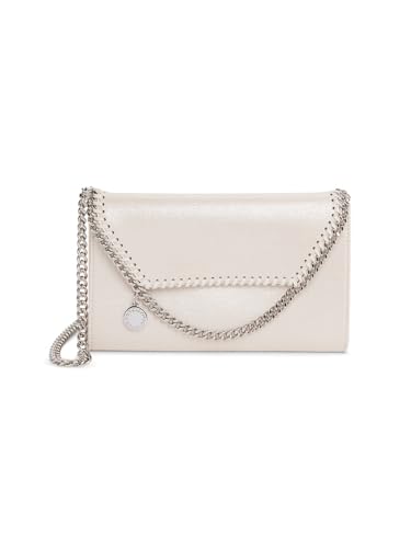 Stella McCartney, Mini Falabella Metallic Crossbody Bag, Magnolia
