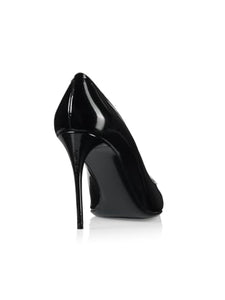 Dolce&Gabbana, 90MM DG Logo Leather Pumps, 36 (6), Black