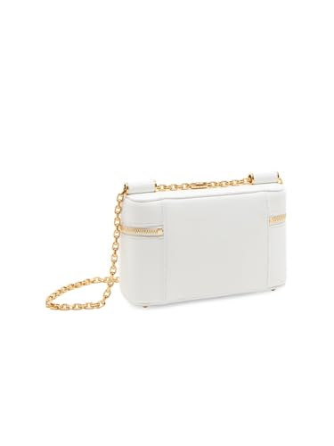 Dolce&Gabbana, Leather Shoulder Bag, Bianco Ottico