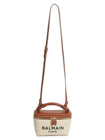 Load image into Gallery viewer, Balmain, B-Army Canvas &amp; Logo Vanity Case, Naturel
