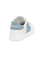 Load image into Gallery viewer, Dolce&amp;Gabbana, Cotton-Blend Low-Top Sneakers, 42 (12), White
