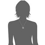 Load image into Gallery viewer, Amazon Essentials womens Sterling Silver Diamond 3 Stone Heart Pendant Necklace (1/4 cttw), 18&quot; (previously Amazon Collection)
