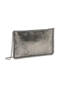 Stella McCartney, Pochette Accessoir Shiny Shoulder Bag, Ruthenium