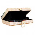 Load image into Gallery viewer, Acrylic Purses and Handbags for Women Gradient Green Acrylic Clutch Purses for Wedding Evening Party Crossbody Bags
