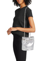 Load image into Gallery viewer, Stella McCartney, Falabella Chamois Bucket Bag, Silver
