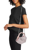 Load image into Gallery viewer, Ganni, Mini Bou Strass-Embellished Top Handle Bag, Chalk Pink
