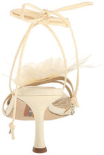 Load image into Gallery viewer, Sam Edelman Pammie Heeled Sandal Pearl Ivory 5 Medium
