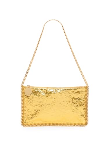 Stella McCartney, Crackled Metallic Clutch Bag, Gold