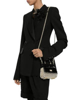 Load image into Gallery viewer, Dolce&amp;Gabbana, Mini Sicily Leather Box Bag, Black Gold
