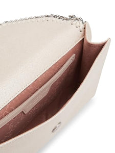 Stella McCartney, Mini Falabella Metallic Crossbody Bag, Magnolia