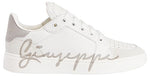 Load image into Gallery viewer, Giuseppe Zanotti, Gz94 Leather Low Top Sneakers, 9, White
