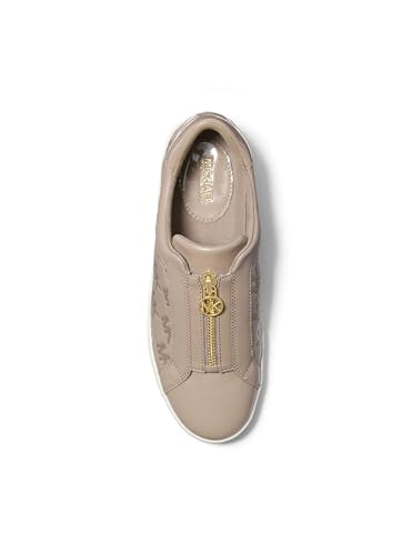 Michael Kors Women's Keaton Zip Slip On Sneaker, Birch, 8