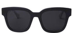 Load image into Gallery viewer, Gucci Women&#39;s Oversized Square Sunglasses, Shiny Black, One Size
