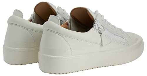 Giuseppe Zanotti, Frankie Low-Top Sneakers Leather, 9, White