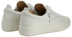 Load image into Gallery viewer, Giuseppe Zanotti, Frankie Low-Top Sneakers Leather, 9, White

