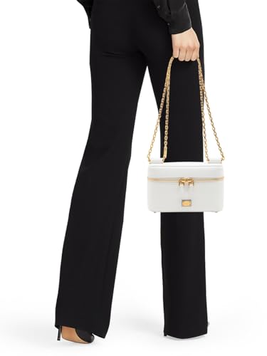 Dolce&Gabbana, Leather Shoulder Bag, Bianco Ottico
