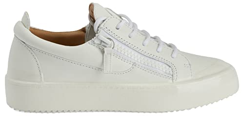 Giuseppe Zanotti, Frankie Low-Top Sneakers Leather, 9, White