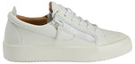 Load image into Gallery viewer, Giuseppe Zanotti, Frankie Low-Top Sneakers Leather, 9, White
