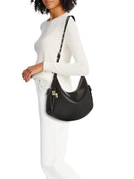 Load image into Gallery viewer, Ganni, Ganni Large Recycled Leather Hobo, Black
