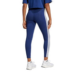 Load image into Gallery viewer, adidas Women&#39;s Essentials 3-Stripes Cotton Leggings, Dark Blue/White
