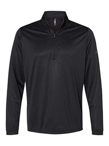 adidas Mens Lightweight Quarter-Zip Pullover (A401) - Black, X-Large