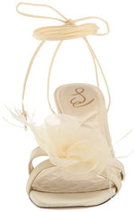 Load image into Gallery viewer, Sam Edelman Pammie Heeled Sandal Pearl Ivory 5 Medium
