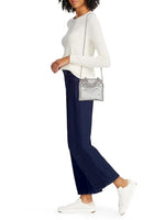 Load image into Gallery viewer, Stella McCartney, Falabella Crackled Metallic Tiny Tote Bag, Silver
