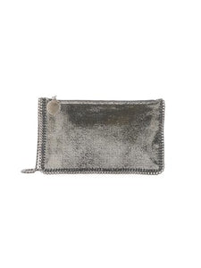 Stella McCartney, Pochette Accessoir Shiny Shoulder Bag, Ruthenium