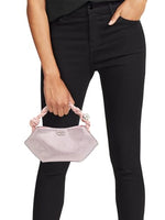 Load image into Gallery viewer, Ganni, Mini Bou Strass-Embellished Top Handle Bag, Chalk Pink
