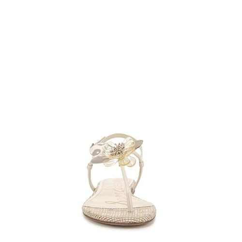 Sam Edelman Women's Eden Flat Sandal, Modern Ivory, 9