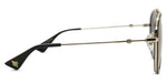 Load image into Gallery viewer, Gucci Womens Polarized UV Protection Aviator Sunglasses Gold O/S
