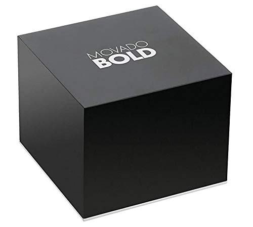 Movado Bold Iconic Women's Watch - Swiss Quartz 2H Movement, Stainless Steel Ceramic Center Link Bracelet - 3 ATM Water Resistance - Sparkling Crystal Details for Her - 36mm