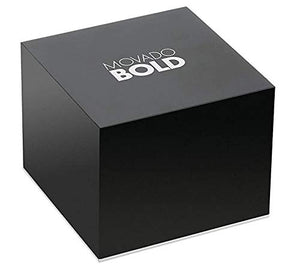 Movado Bold Iconic Women's Watch - Swiss Quartz 2H Movement, Stainless Steel Ceramic Center Link Bracelet - 3 ATM Water Resistance - Sparkling Crystal Details for Her - 36mm