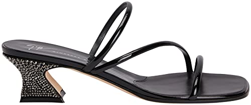 Giuseppe Zanotti, Aude Strass Sandals, 6, Black