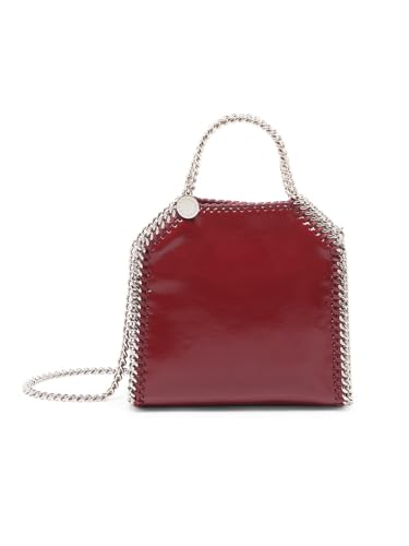 Stella McCartney, Tiny Crinkled Tote Bag, Burgundy