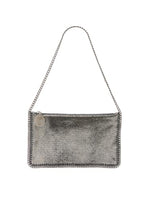 Load image into Gallery viewer, Stella McCartney, Pochette Accessoir Shiny Shoulder Bag, Ruthenium
