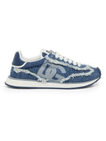 Load image into Gallery viewer, Dolce&amp;Gabbana, Low-Top Lace-Up Sneakers, 39.5 (9.5), Blue
