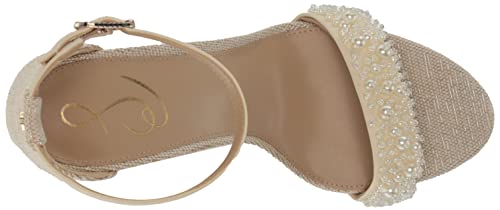 Sam Edelman Women's Yaro Heeled Sandal, Modern Ivory Perla, 10