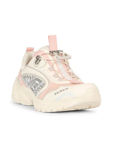 Balmain, Cosmic Dust Low-Top Sneakers, 40 (10), Creme