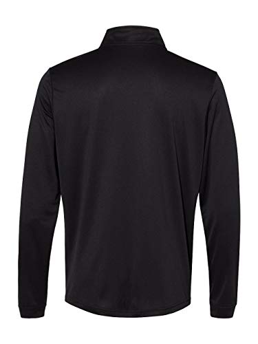 adidas Mens Lightweight Quarter-Zip Pullover (A401) - Black, X-Large