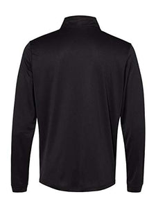 adidas Mens Lightweight Quarter-Zip Pullover (A401) - Black, X-Large